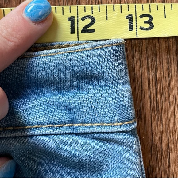Altar’d State Flare Jeans Sz Small Light Wash High Rise Boho Western - Picture 8 of 9